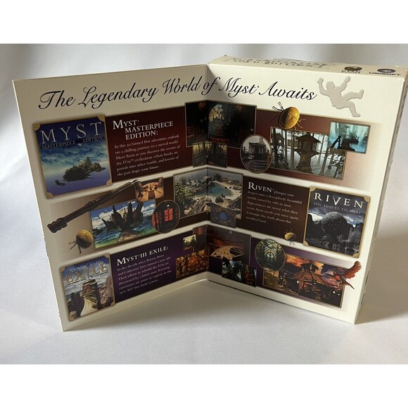 MYST 10th Anniversary DVD Edition 3-Disc Set RIVEN EXILE Ubisoft Cyan Worlds - Picture 3 of 16